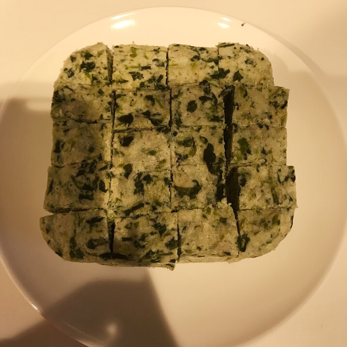 離乳食おやつに!ほうれん草とバナナのおから蒸しパン